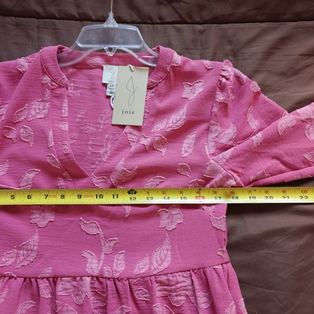 Pink Floral Tiered Dress - Picture 7 of 11